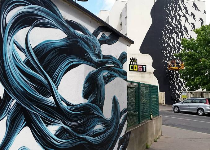Pantonio, Invader, COST, David de la Mano // photo juin 2015 @vidos - street-art-avenue