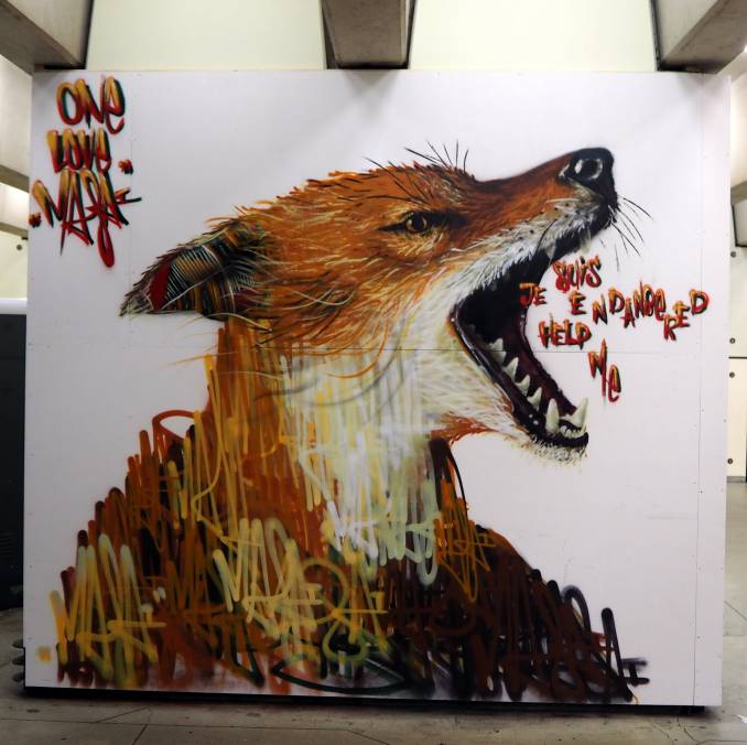 Louis "Masai" Michel, Quai36 - Gare du Nord Paris // photo juin 2015 @vidos - street-art-avenue