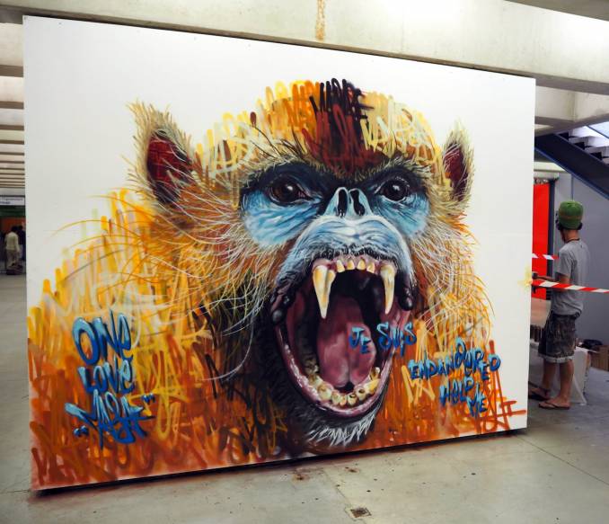 Louis "Masai" Michel, Quai36 - Gare du Nord Paris // photo juin 2015 @vidos - street-art-avenue
