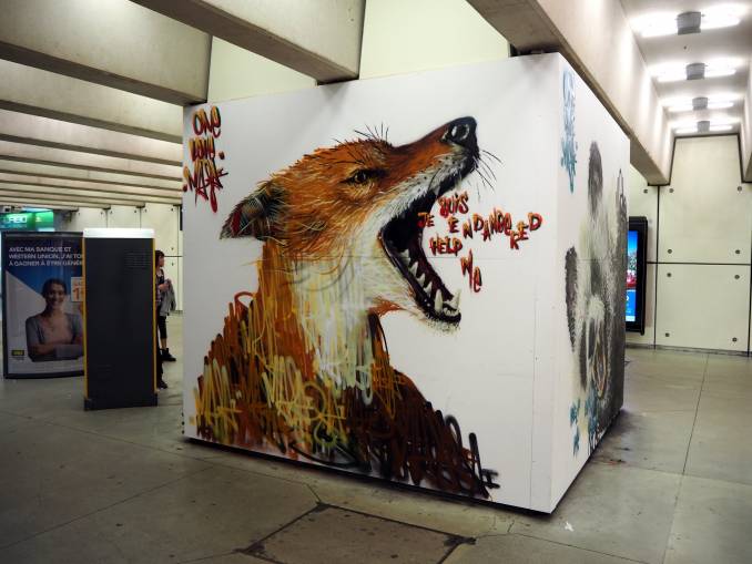 Louis "Masai" Michel, Quai36 - Gare du Nord Paris // photo juin 2015 @vidos - street-art-avenue