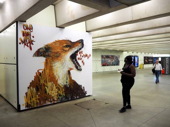 Louis "Masai" Michel, Quai36 - Gare du Nord Paris // photo juin 2015 @vidos - street-art-avenue
