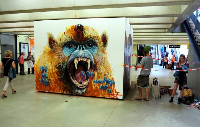 Louis "Masai" Michel, Quai36 - Gare du Nord Paris // photo juin 2015 @vidos - street-art-avenue