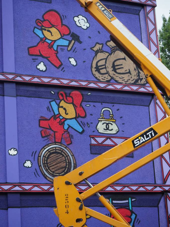 JACE, "Donkey Kong" Paris 13 // photo juillet 2015 @ vidos - street-art-avenue