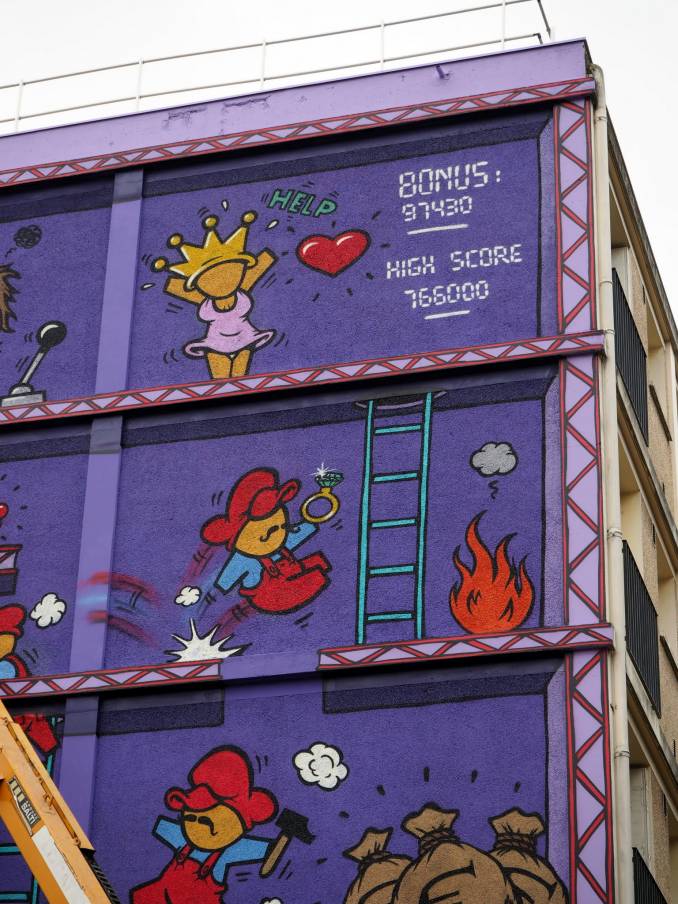 JACE, "Donkey Kong" Paris 13 // photo juillet 2015 @ vidos - street-art-avenue