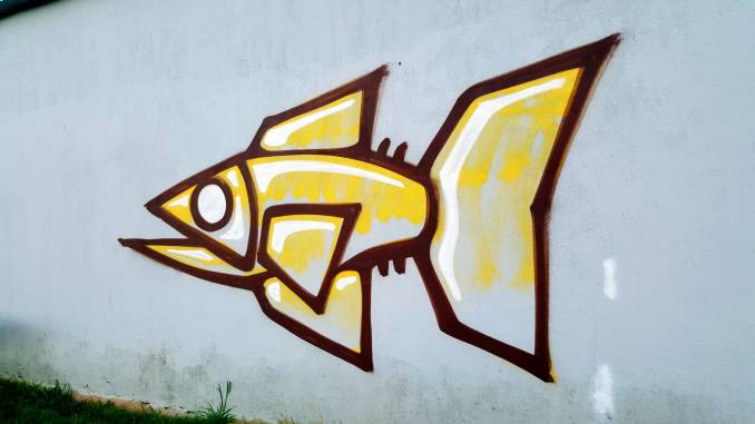 poisson - street art - graffiti - vannes