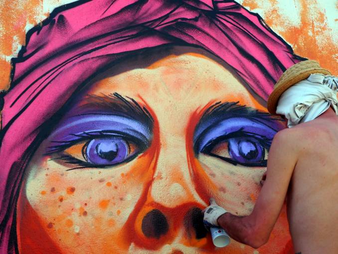Aries - street art - vannes - bretagne