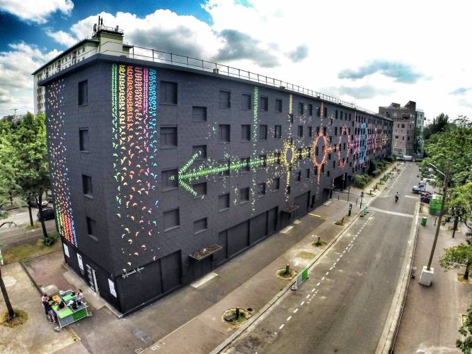 mademoiselle maurice - street art - cycles lunaires - paris