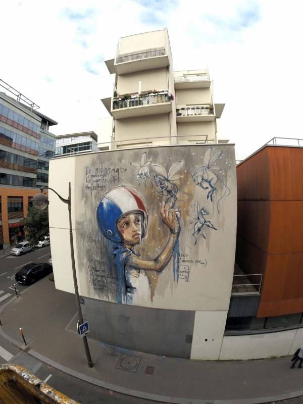 herakut - street art - paris 13 - galerie Matgoth