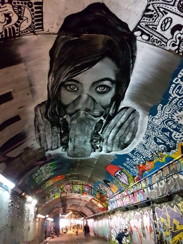 olivier roubieu - zabou - street art - leak street - waterloo - londres
