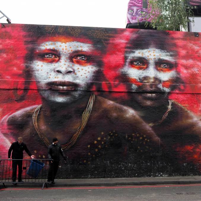 dale grimshaw - street art - shorditch - londres
