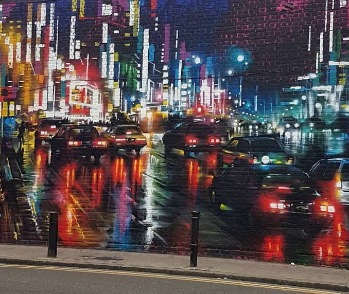 dan kitchener - dank - street art - london rush - shoreditch - londres