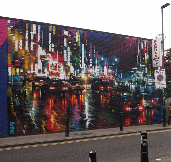 dan kitchener - dank - street art - london rush - shoreditch - londres