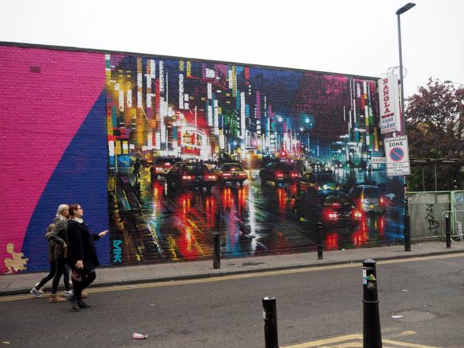 dan kitchener - dank - street art - london rush - shoreditch - londres