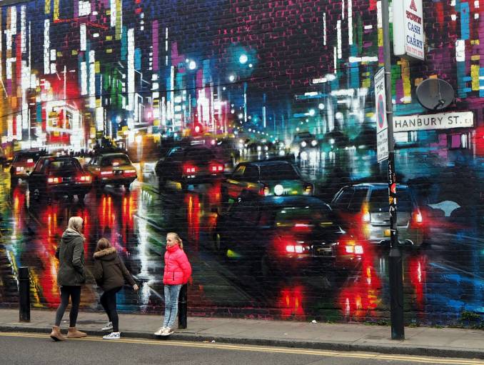 dan kitchener - dank - street art - london rush - shoreditch - londres