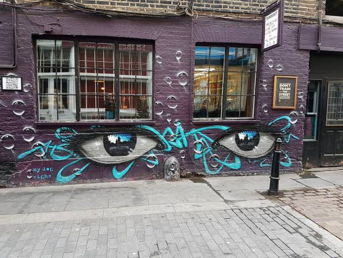 my dog sighs - street art - shoreditch - london