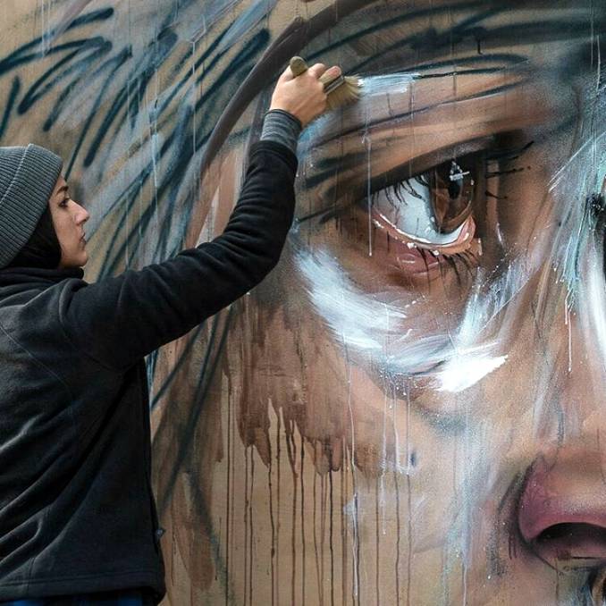 herakut - street art - galerie mathgoth - paris