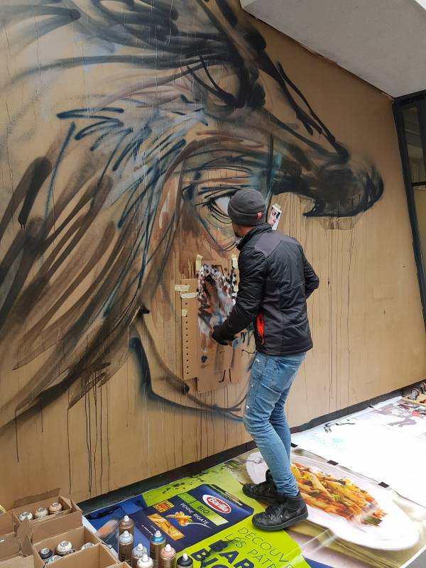 herakut - street art - galerie mathgoth - paris