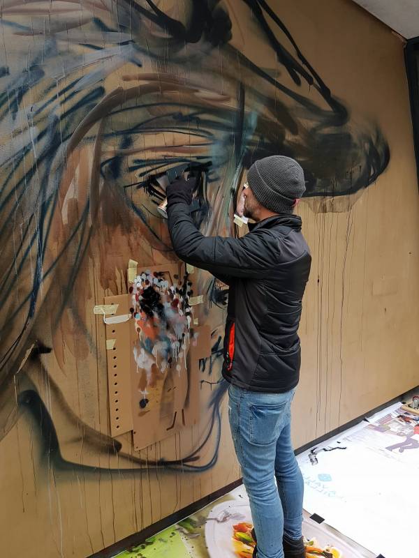 herakut - street art - galerie mathgoth - paris