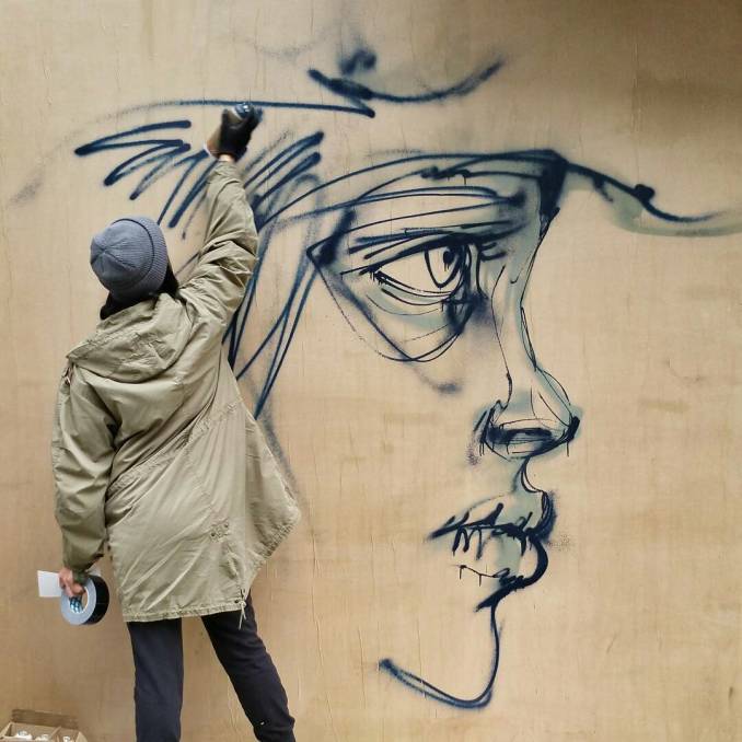 herakut - street art - galerie mathgoth - paris