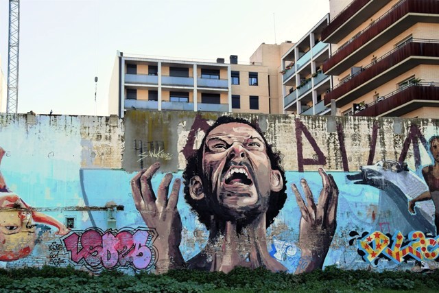 waknine - streetart - barcelone