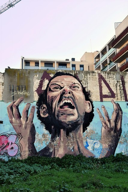 waknine - streetart - barcelone