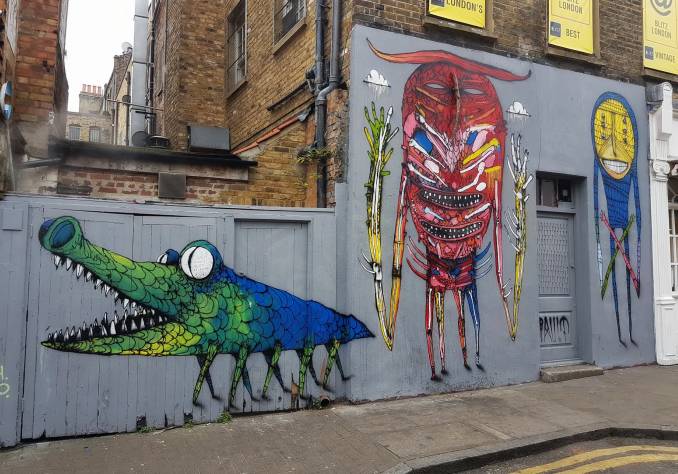 bault - street art - hanbury street - brichlane - shoreditch - londres