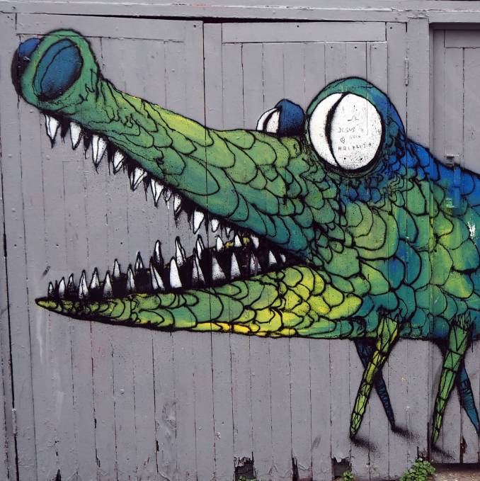 bault - street art - hanbury street - brichlane - shoreditch - londres