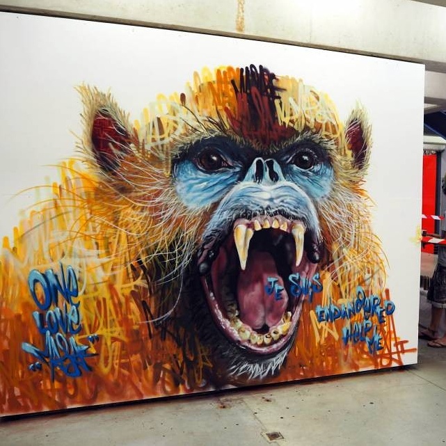 Louis Masai - street art - Quai36 - Gare du Nord - Paris