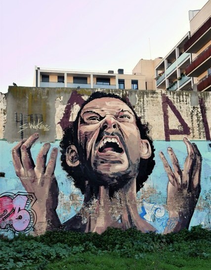 sebastien waknine - street art - poblenou - barcelone
