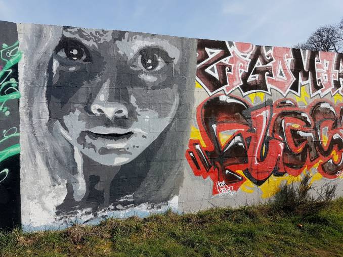 street art - vannes - marie - lycée saint joseph