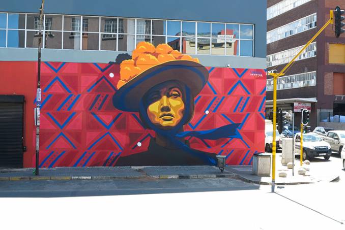 dourone - street art - art urbain - johannesburg - afrique du sud