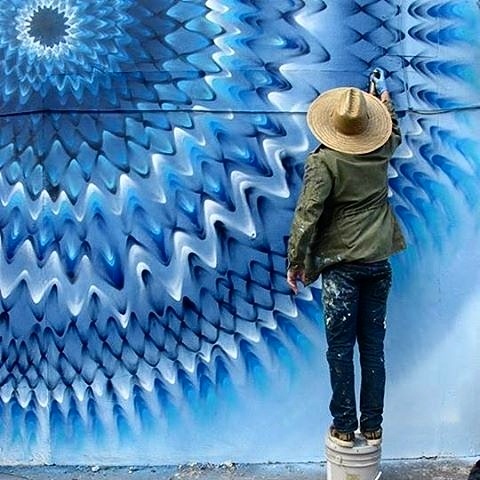 hoxxoh - street art - downtown hollywood mural project - Los Angeles