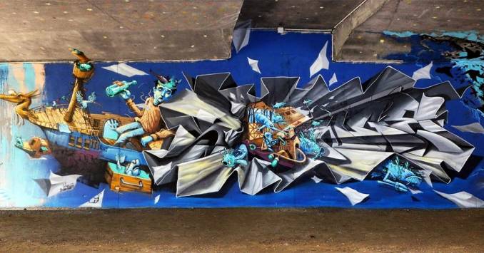 songe - korsé - street art - vannes et sa street