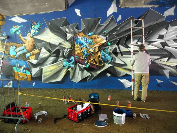 songe - korsé - street art - vannes et sa street