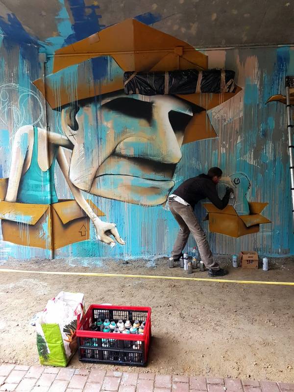 mika - street art - vannes et sa street