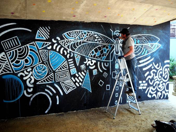 oox - jerome le franc - street art - vannes et sa street - libellule