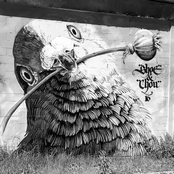 adele renault - niels shoe Mmulman - street art avenue - amsterdam