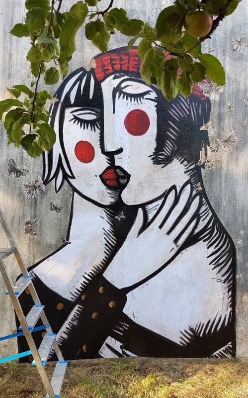 erika raio - street art avenue - villa gregam - grand-champ