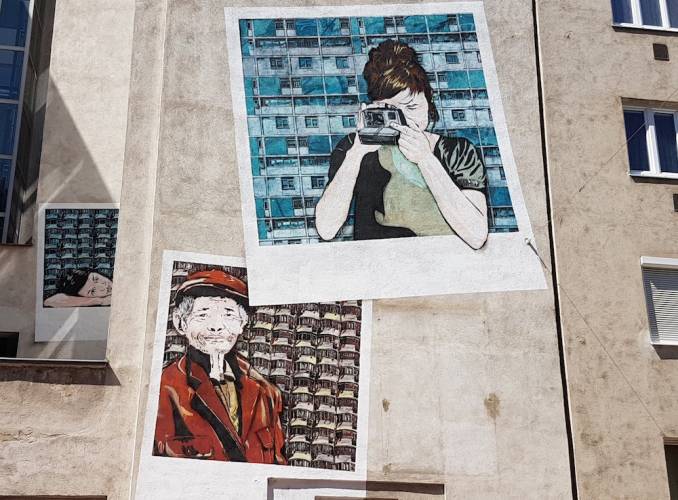 jana and js - street art avenue - hornbostelgasse - vienne - autriche
