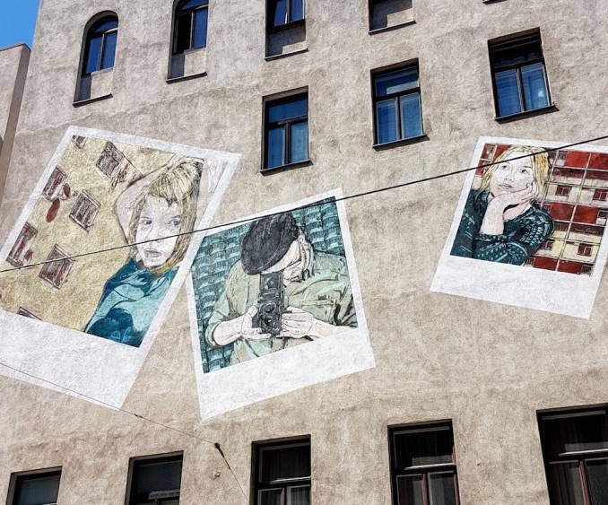 jana and js - street art avenue - hornbostelgasse - vienne - autriche