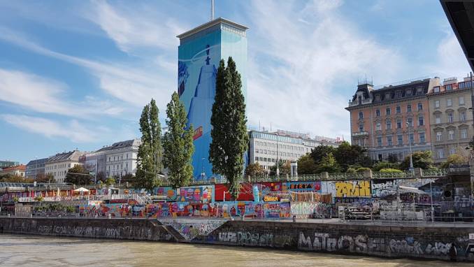 graffiti - street art - vienne - danube