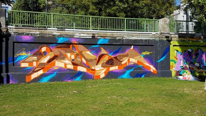 graffiti - street art - vienne - danube