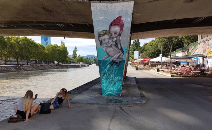 graffiti - street art - vienne - danube