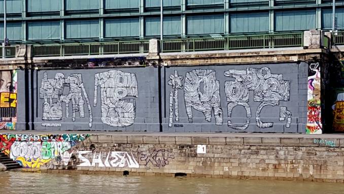 graffiti - street art - vienne - danube