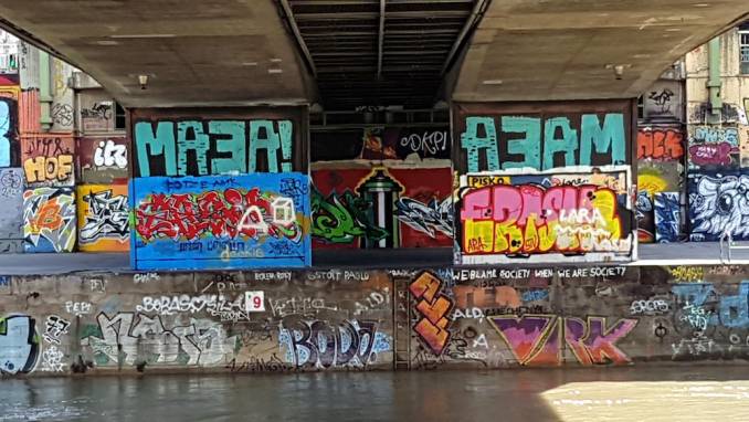 graffiti - street art - vienne - danube