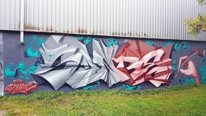 songe - street art - graffiti -vannes - bretagne
