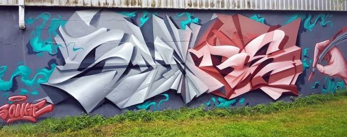 songe - street art - graffiti -vannes - bretagne