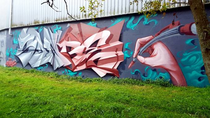 songe - street art - graffiti -vannes - bretagne