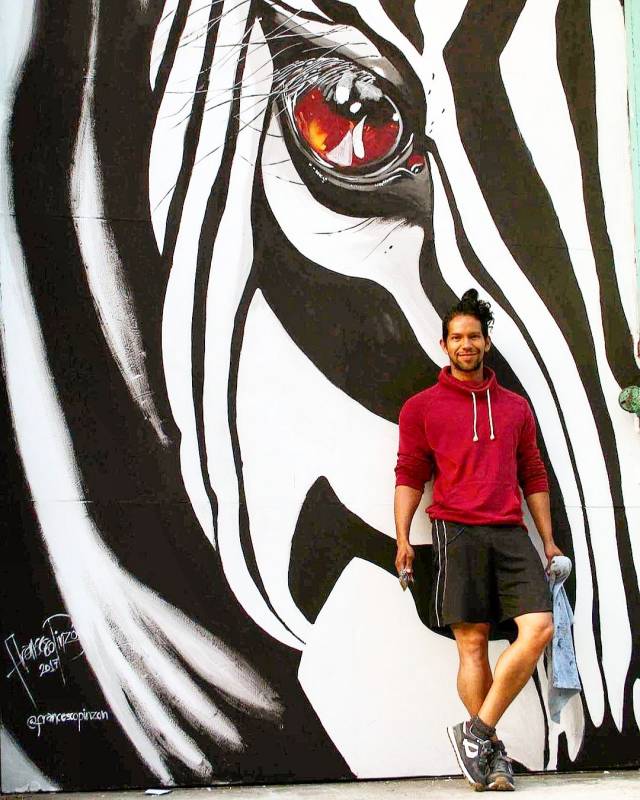 street art avenue - mosaic - francesco pinzon - nau bostik - barcelone 2017