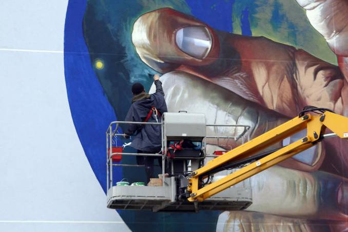case maclaim - wall street art festival - grigny